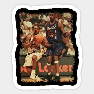 Tracy McGrady vs Allen Iverson, 1999 Sticker